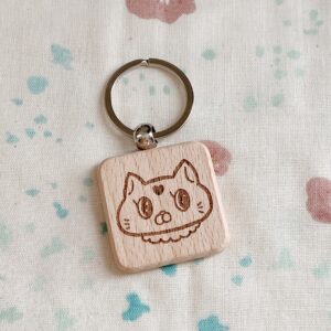 彫るアート キーホルダー